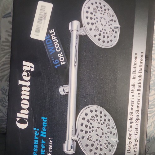 Chomley chrome shower set - chomley,